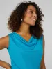 Sleeveless Cowl Neck Top With Bottom Band sold by Suzy Shier