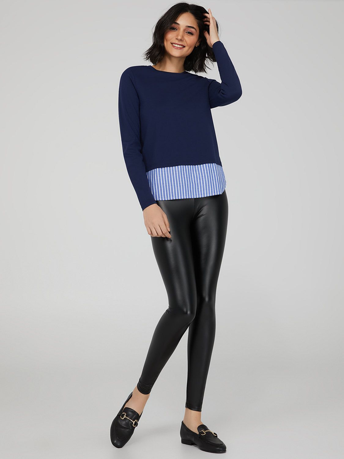 Classic Faux Leather Leggings sold by Suzy Shier