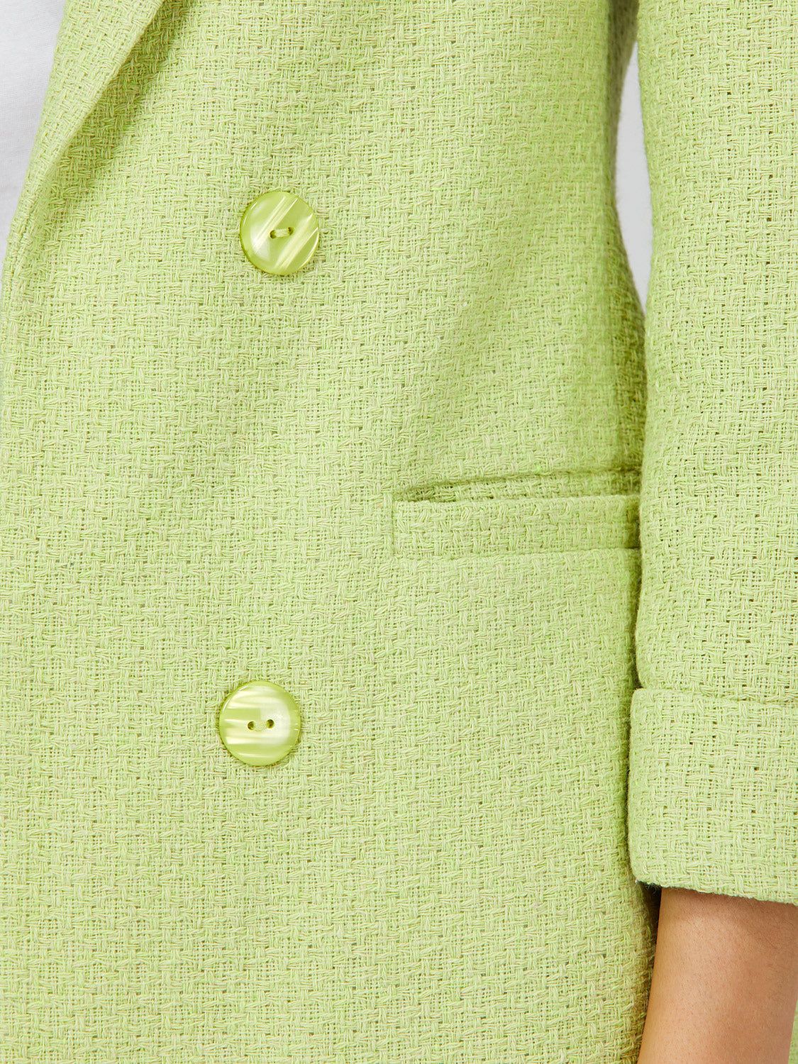 Double Breasted Boucle Blazer sold by Suzy Shier product image thumbnail 5