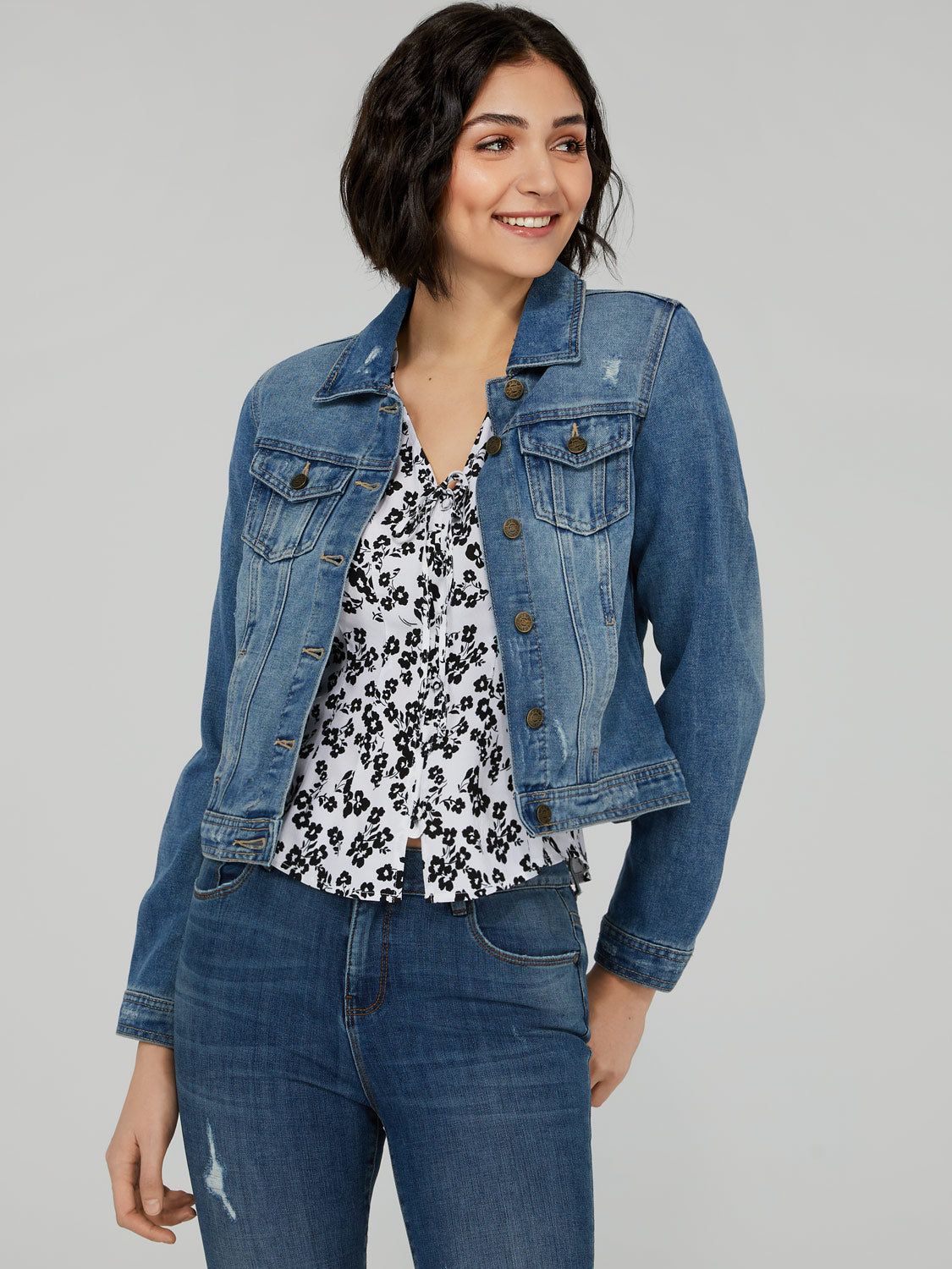 Classic Denim Jacket sold by Suzy Shier