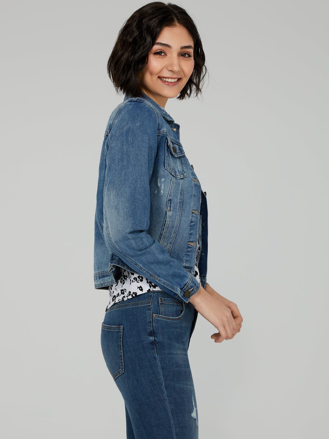 Classic Denim Jacket sold by Suzy Shier product image thumbnail 3