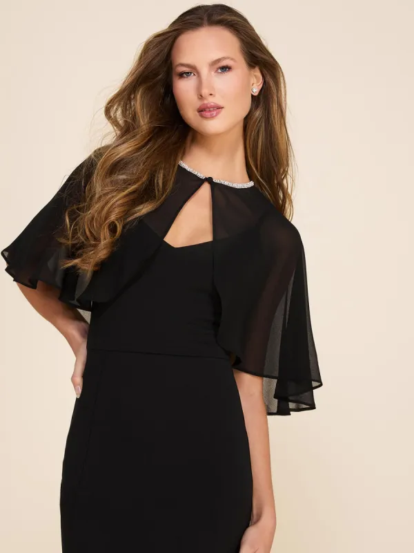 Chiffon Cape Cover-Up sold by Suzy Shier