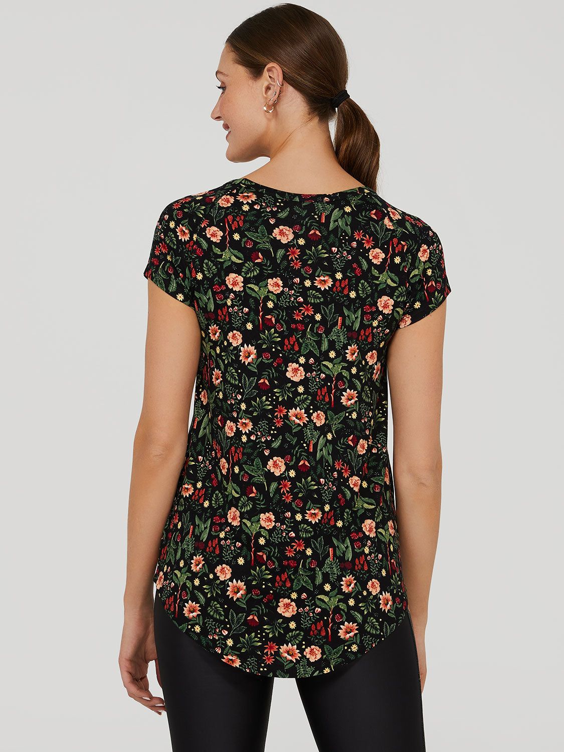 Printed Raglan Jersey T-Shirt sold by Suzy Shier product image thumbnail 4