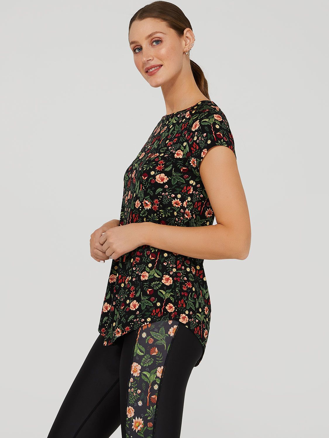 Printed Raglan Jersey T-Shirt sold by Suzy Shier product image thumbnail 2