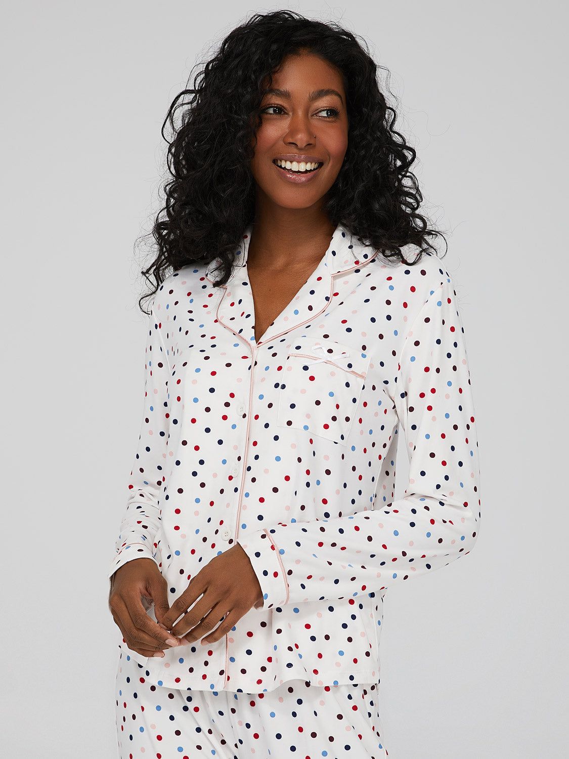 Polka Dot PJ Set sold by Suzy Shier product image thumbnail 2