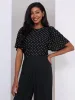 Polka Dot Flutter Sleeve Top sold by Suzy Shier