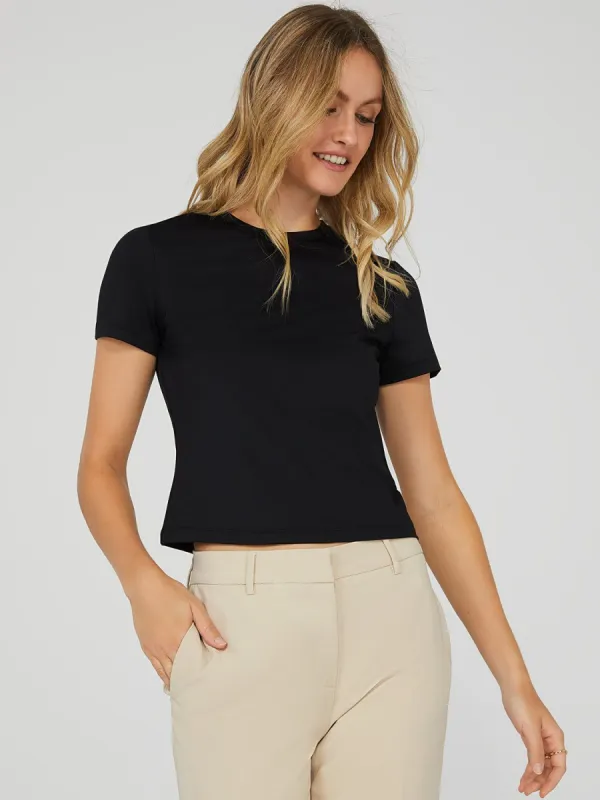 Jersey Knit T-Shirt sold by Suzy Shier