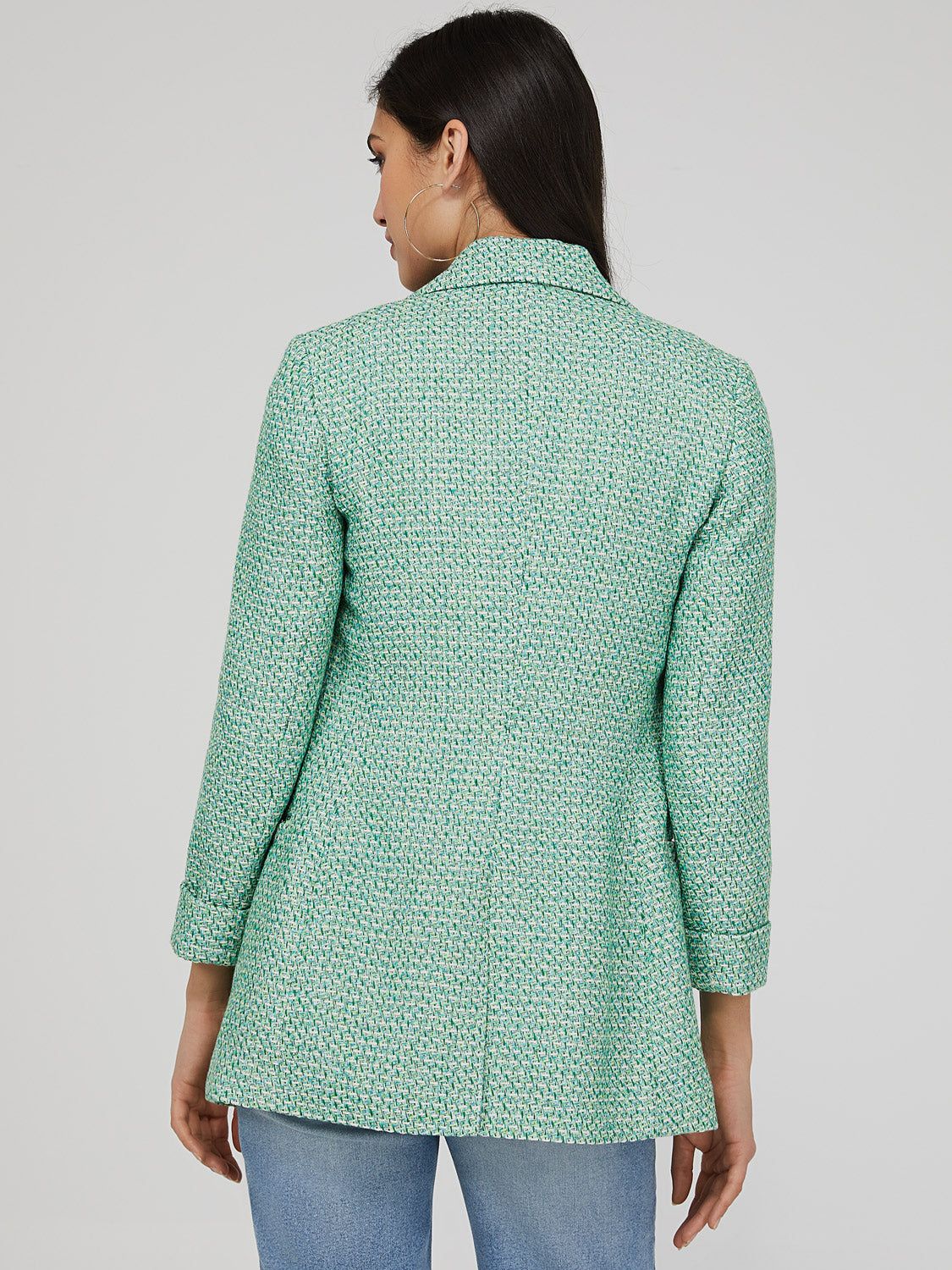 Open Front Boucle Blazer sold by Suzy Shier product image thumbnail 6