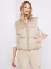 Waisted High Collar Puffer Vest sold by Suzy Shier