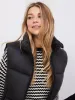 Waisted High Collar Puffer Vest sold by Suzy Shier