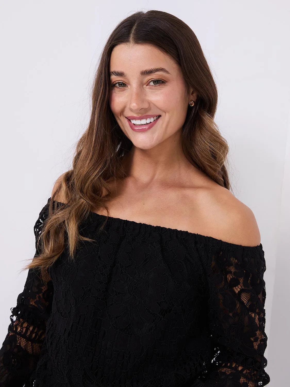 Off-The-Shoulder Lace Top sold by Suzy Shier product image thumbnail 2