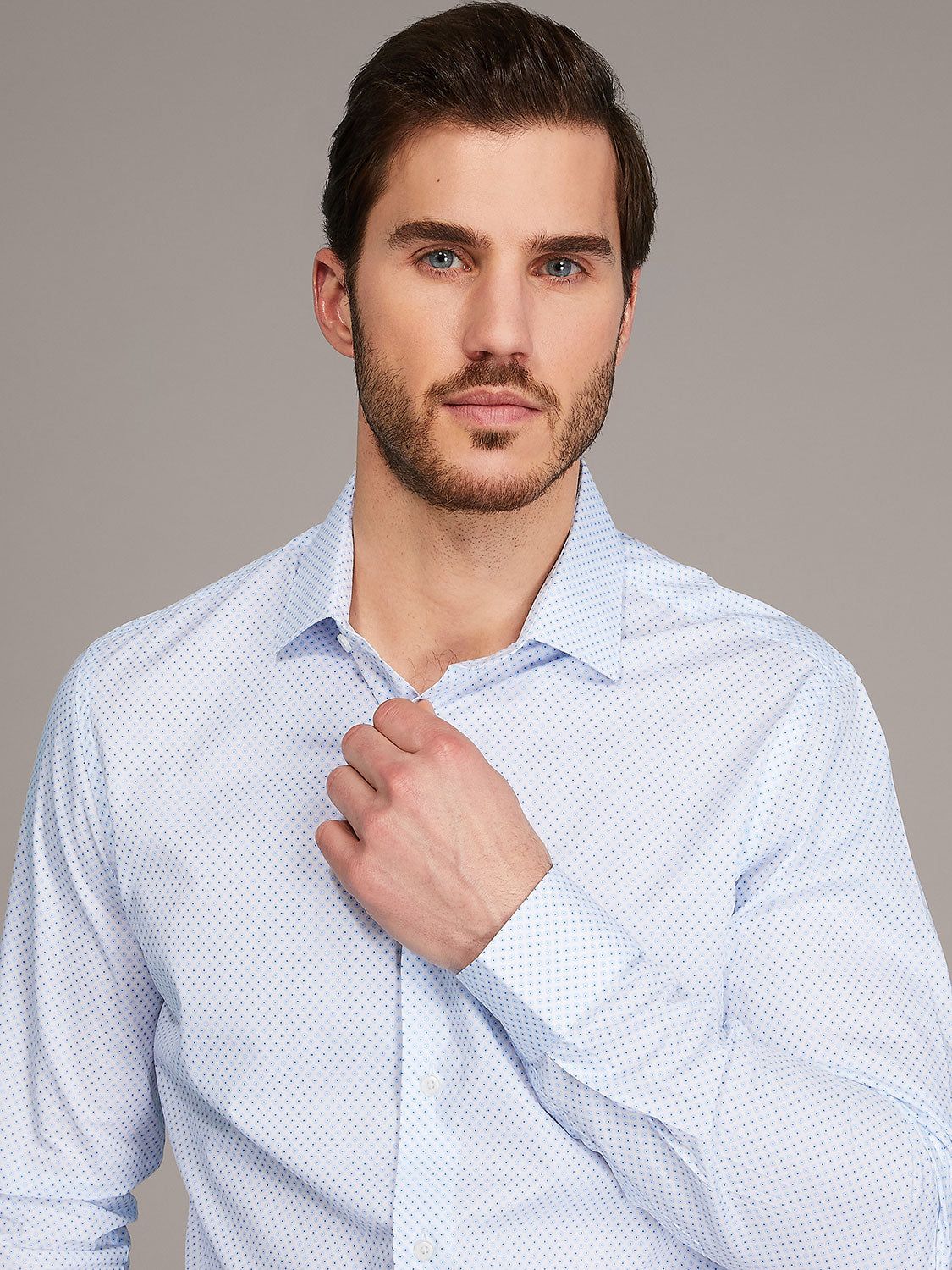 Floral Printed Slim Fit Dress Shirt sold by Suzy Shier product image thumbnail 3