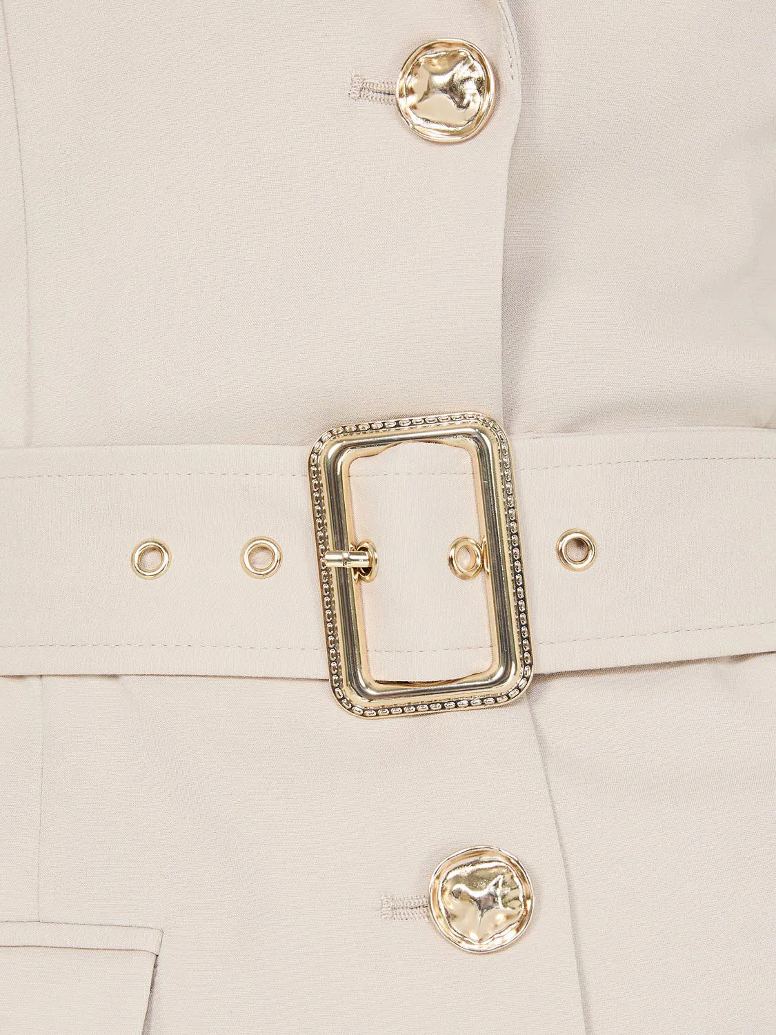 Sleeveless Blazer Dress With Belt sold by Suzy Shier product image thumbnail 3