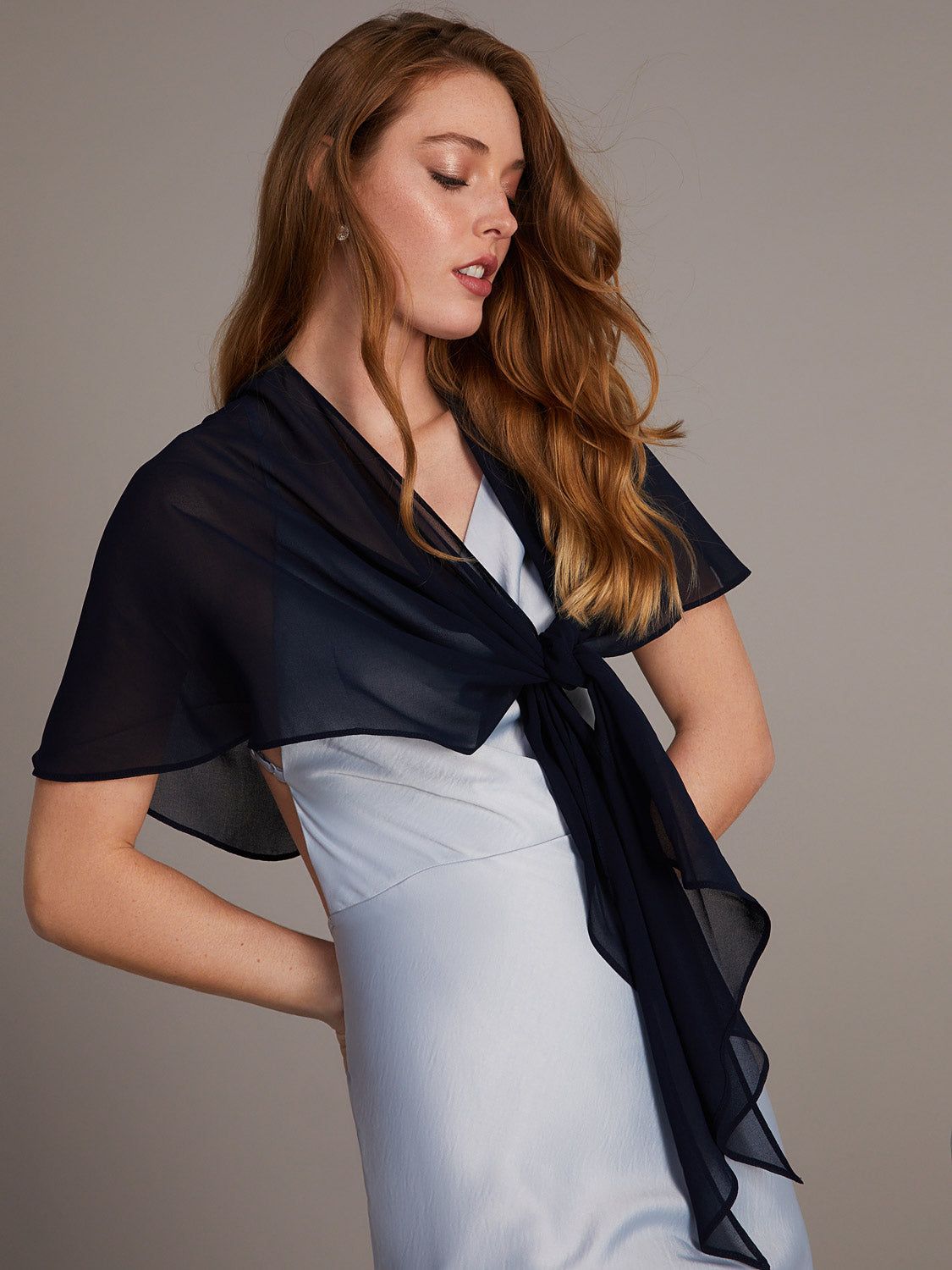 Sheer Chiffon Cover-Up sold by Suzy Shier product image thumbnail 3