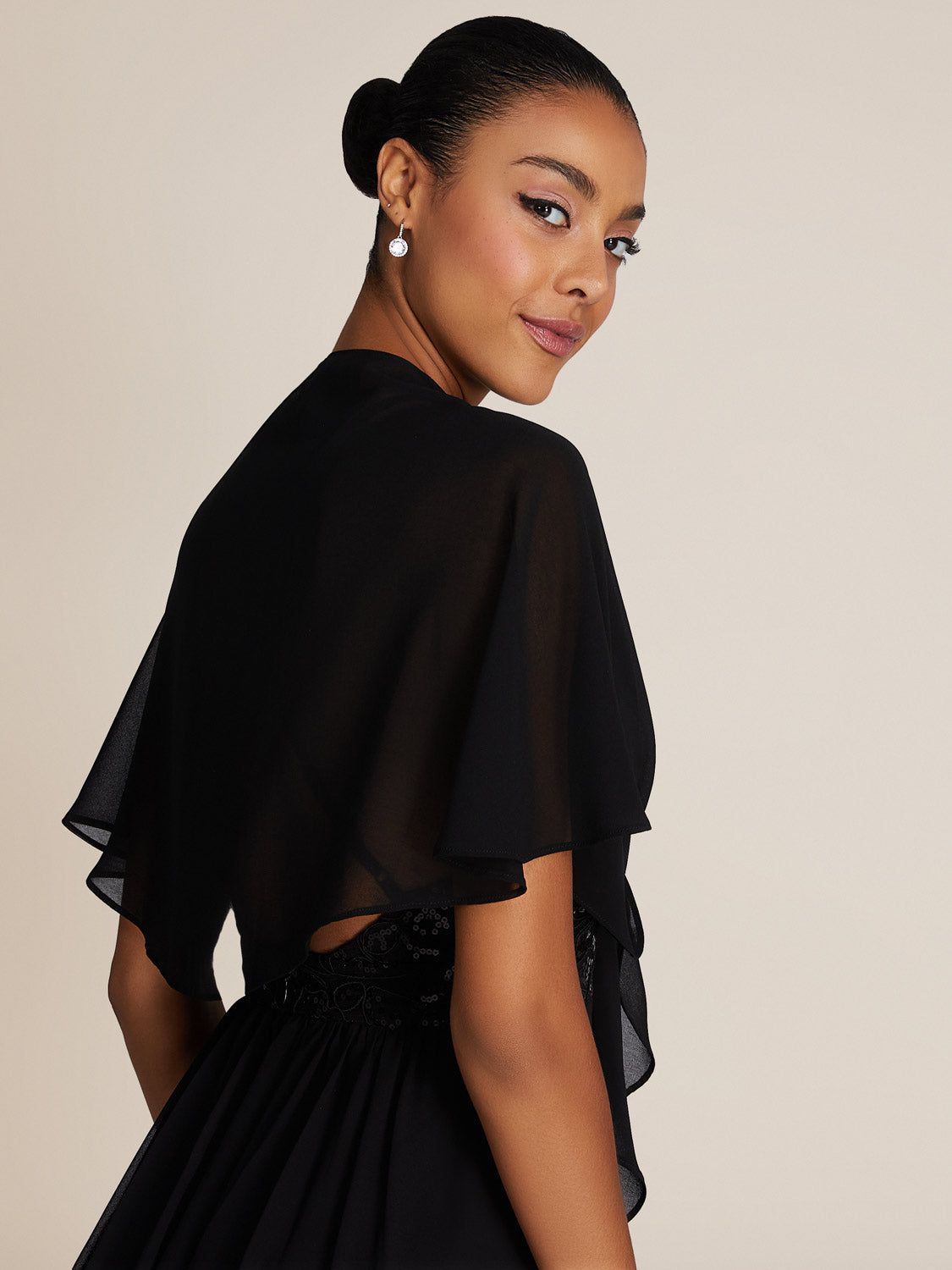 Sheer Chiffon Cover-Up sold by Suzy Shier product image thumbnail 8