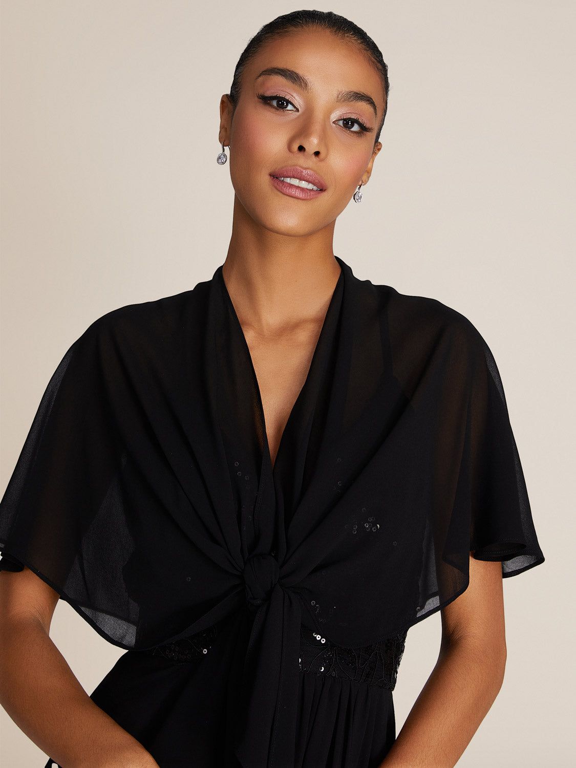 Sheer Chiffon Cover-Up sold by Suzy Shier product image thumbnail 7