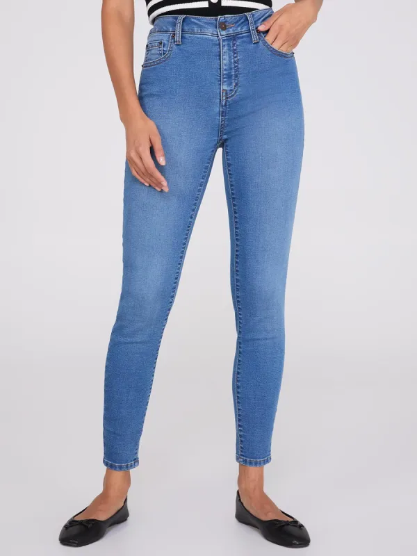 Knit Skinny Leg Jeans sold by Suzy Shier