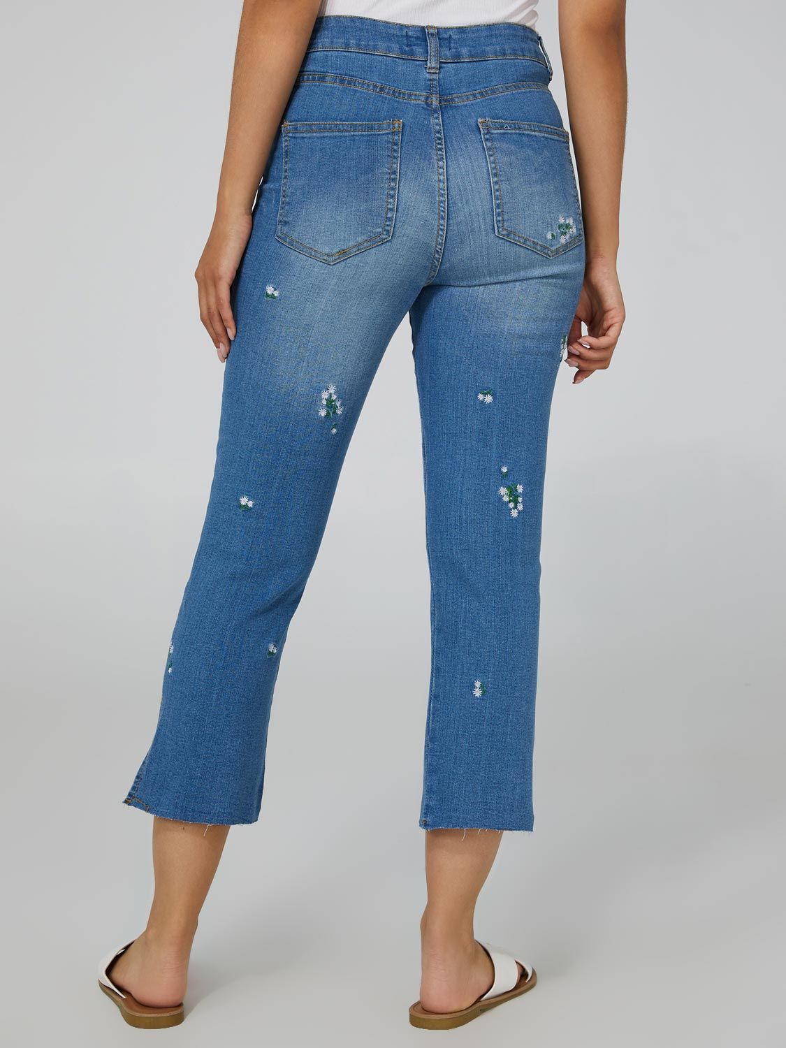 Embroidered Capri Jeans sold by Suzy Shier product image thumbnail 4