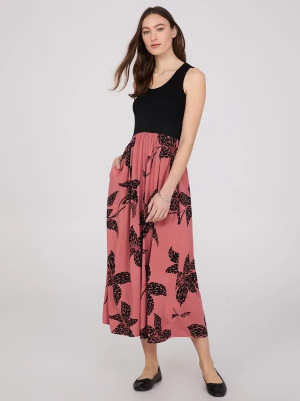Floral Print Skirt Dress With Pockets sold by Suzy Shier