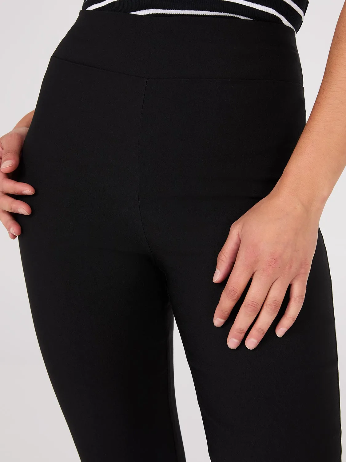 Capri Pants With Slit Hem sold by Suzy Shier product image thumbnail 4