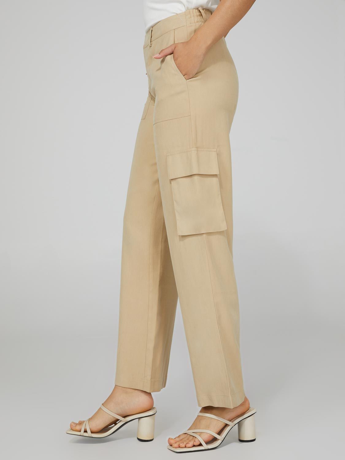Wide Leg Cargo Pants sold by Suzy Shier product image thumbnail 4