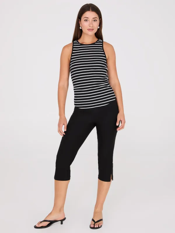 Capri Pants With Slit Hem sold by Suzy Shier