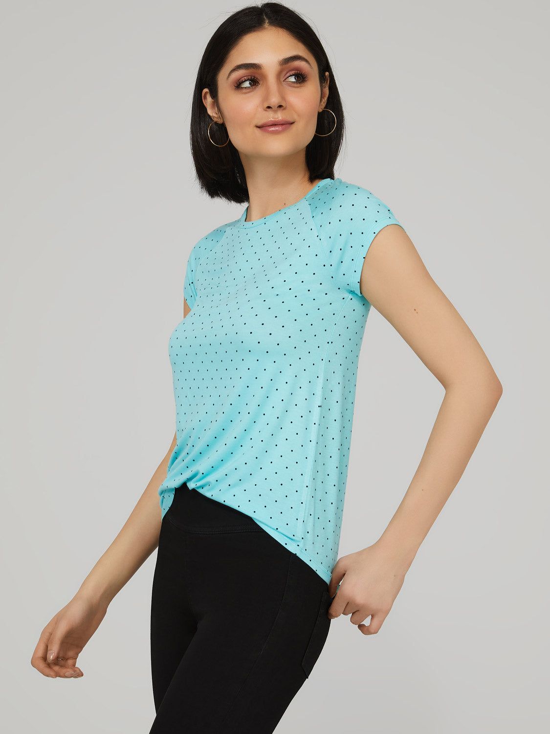 Polka Dot T-Shirt sold by Suzy Shier product image thumbnail 2
