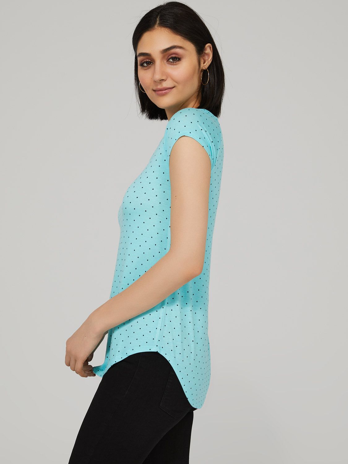Polka Dot T-Shirt sold by Suzy Shier product image thumbnail 3