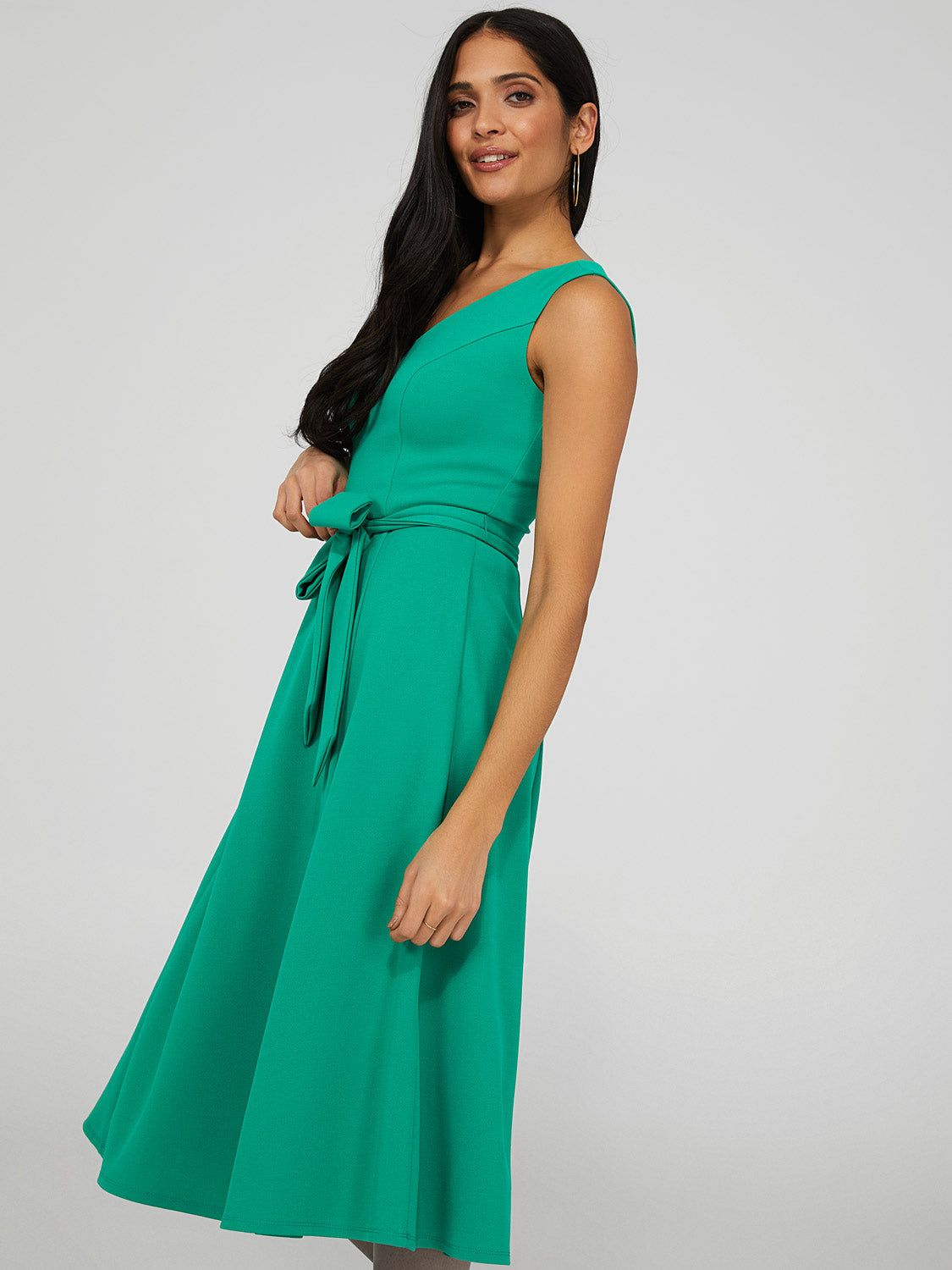 A-Line Skirt Dress With Side Pockets sold by Suzy Shier product image thumbnail 3