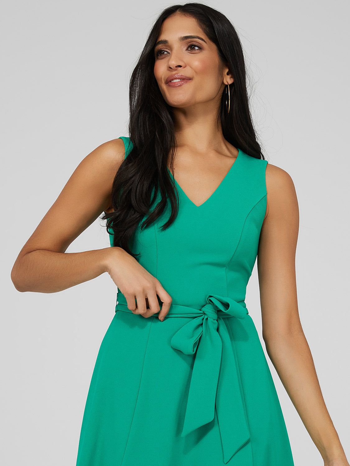 A-Line Skirt Dress With Side Pockets sold by Suzy Shier product image thumbnail 2