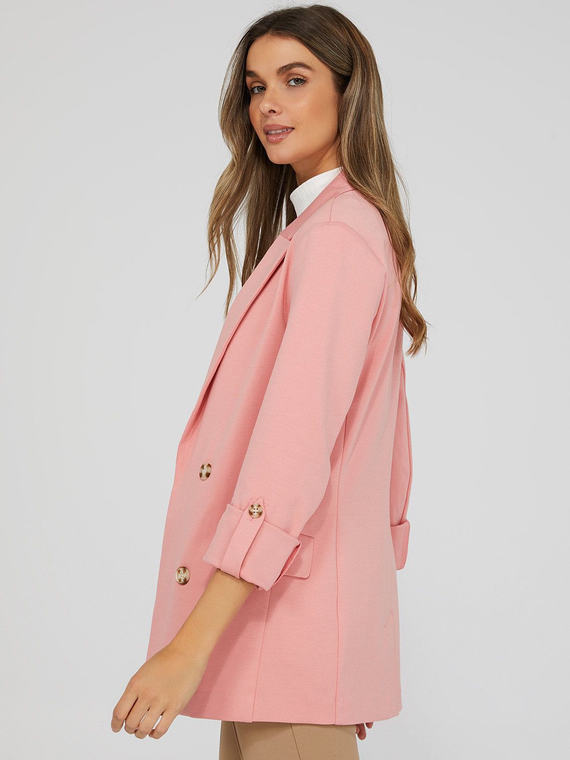 Notched Collar Blazer sold by Suzy Shier product image thumbnail 14