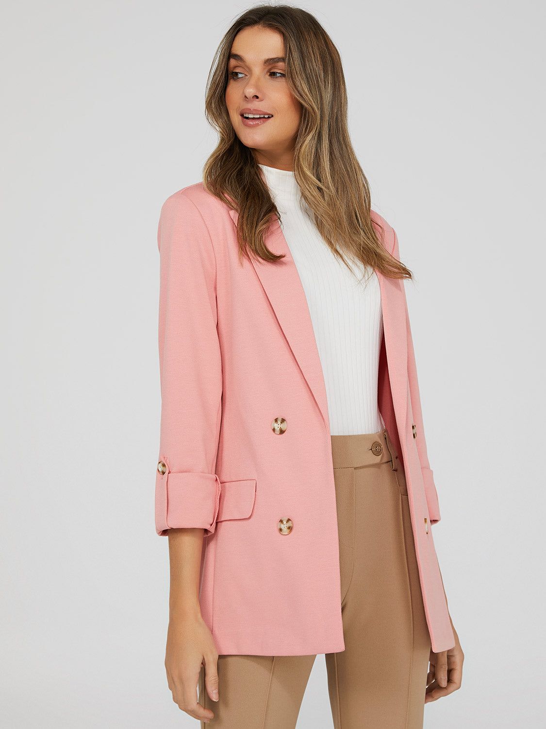 Notched Collar Blazer sold by Suzy Shier product image thumbnail 11