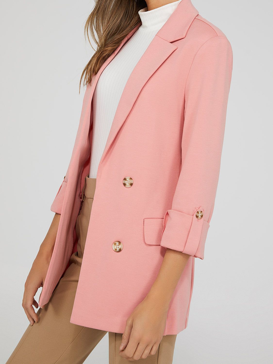 Notched Collar Blazer sold by Suzy Shier product image thumbnail 15