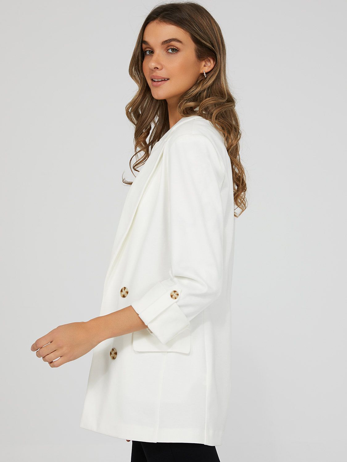 Notched Collar Blazer sold by Suzy Shier product image thumbnail 9