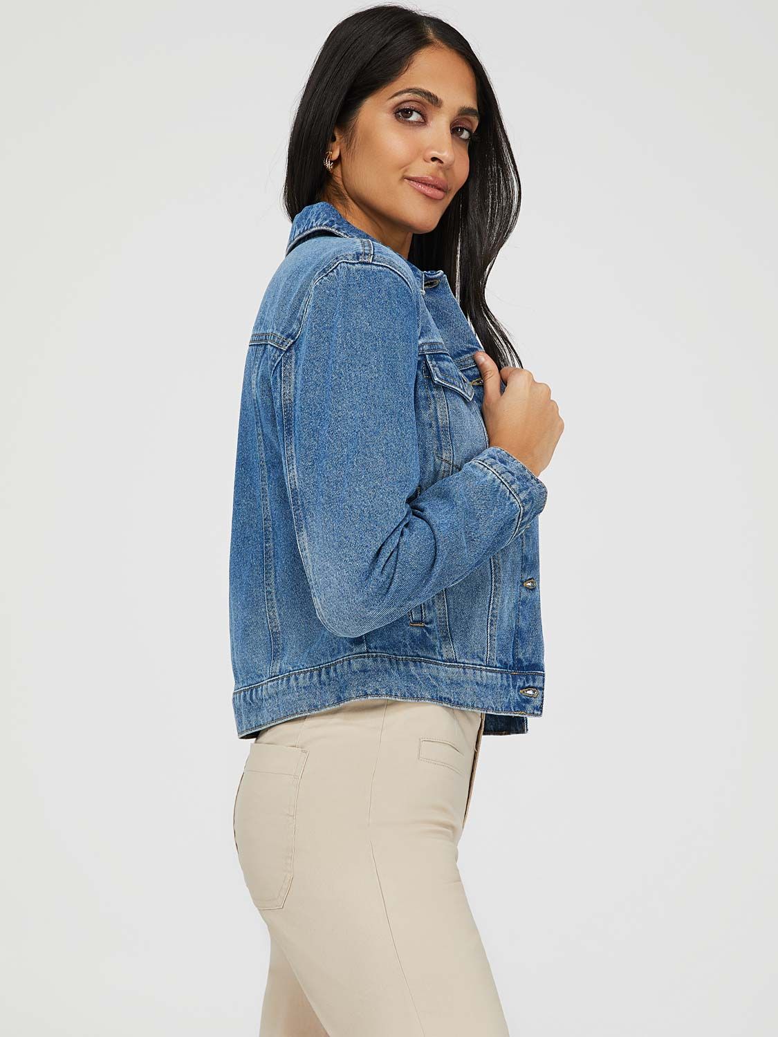 Classic Denim Jacket sold by Suzy Shier product image thumbnail 4