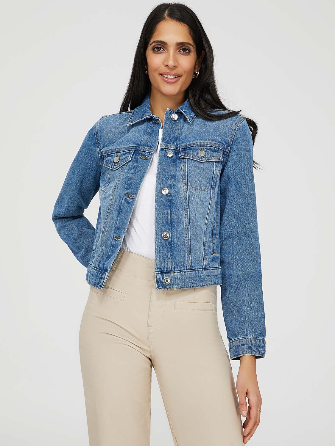 Classic Denim Jacket sold by Suzy Shier product image thumbnail 5