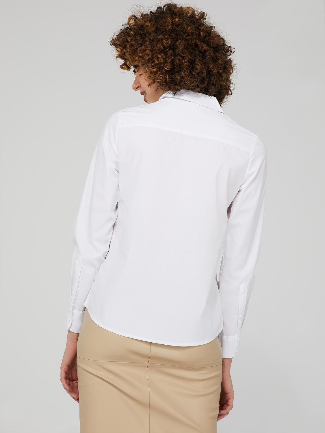 Button-Down Blouse With Rounded Hem sold by Suzy Shier product image thumbnail 4