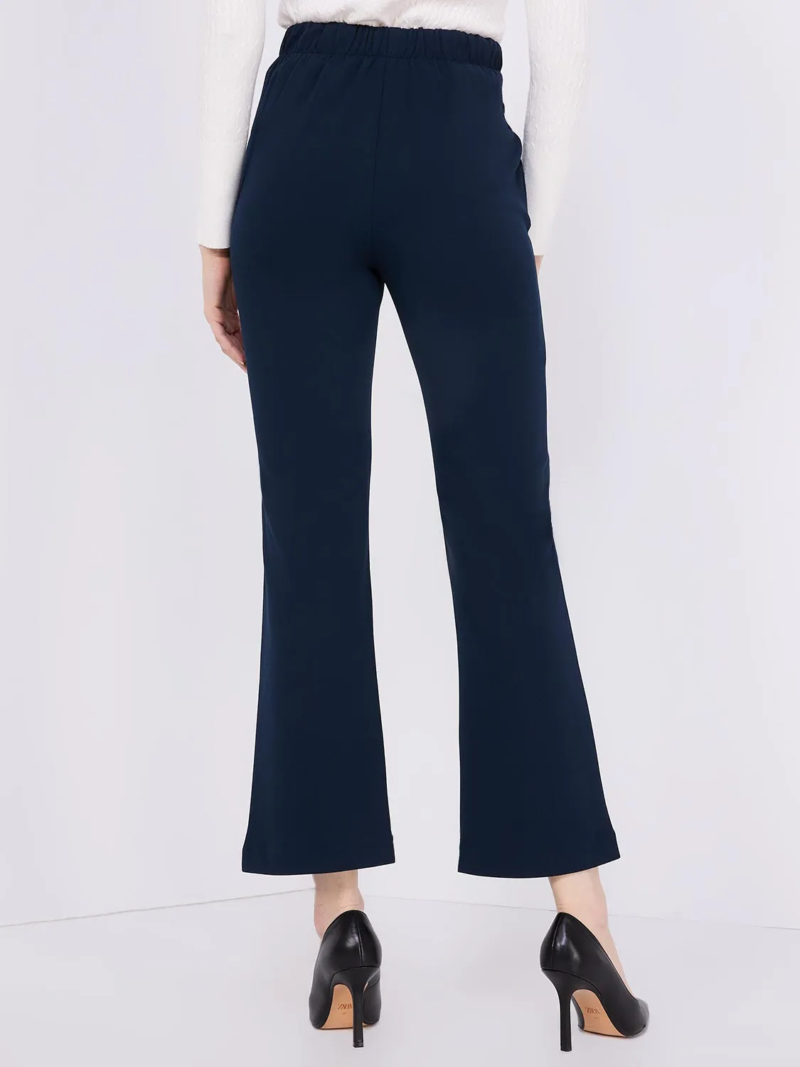 Crepe High-Waisted Sash Belt Pants sold by Suzy Shier product image thumbnail 5