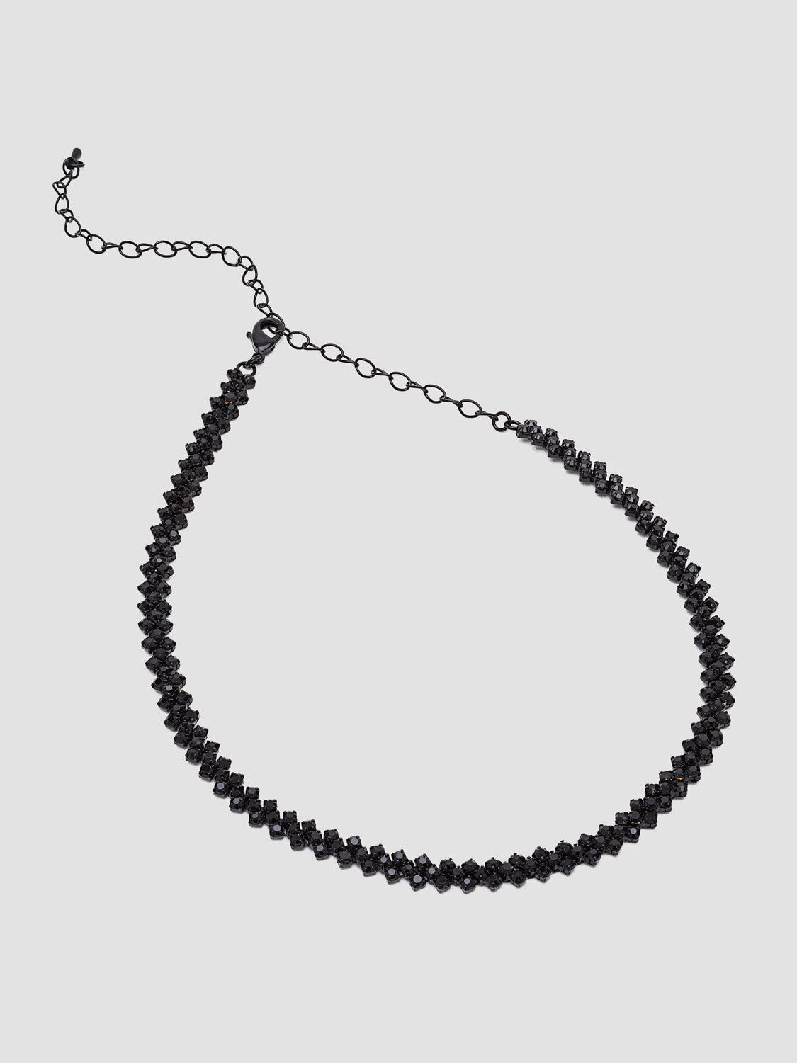 Adjustable Rhinestone Choker sold by Suzy Shier product image thumbnail 3