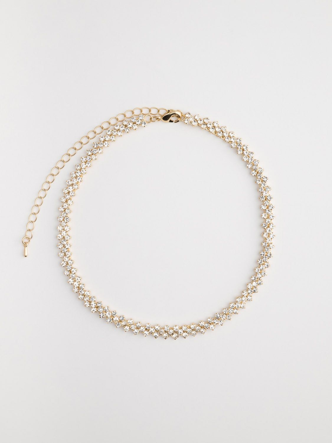 Adjustable Rhinestone Choker sold by Suzy Shier product image thumbnail 2