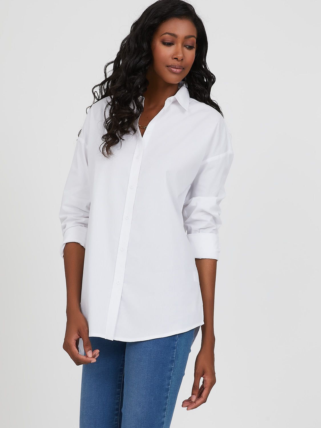 Oversized Button-Down Shirt sold by Suzy Shier product image thumbnail 3