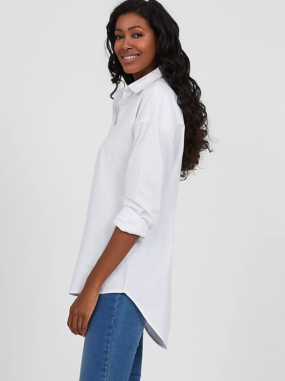 Oversized Button-Down Shirt sold by Suzy Shier product image thumbnail 2