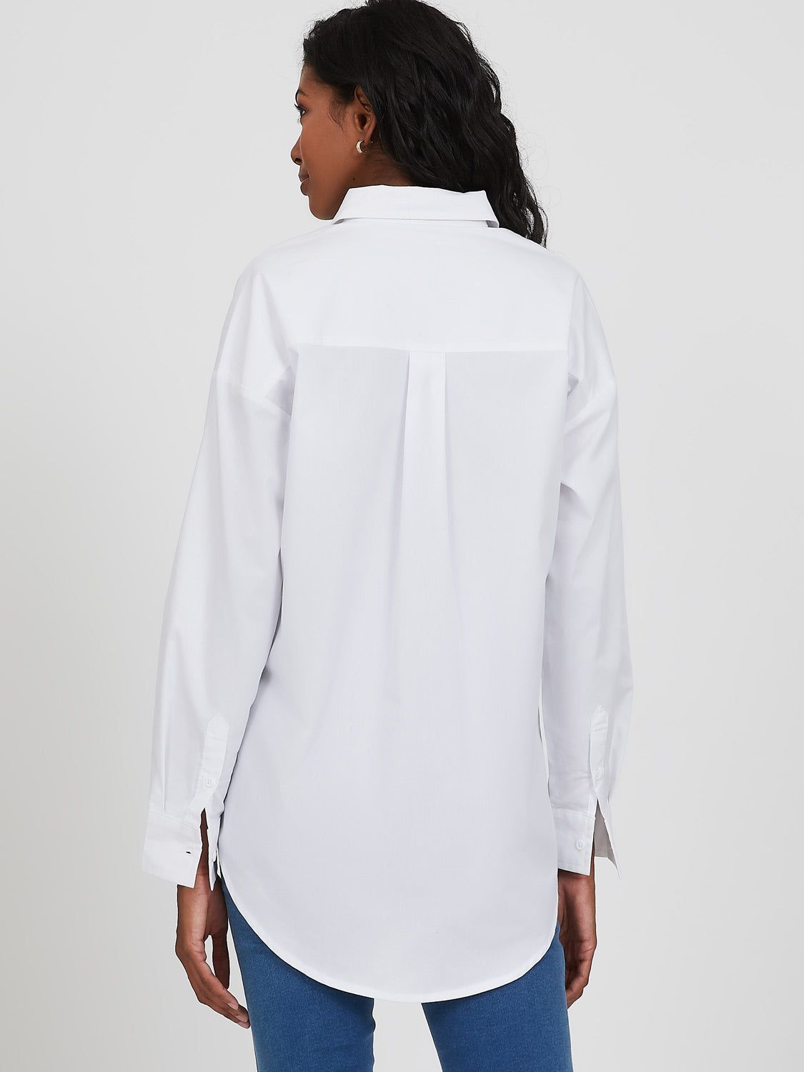 Oversized Button-Down Shirt sold by Suzy Shier product image thumbnail 4