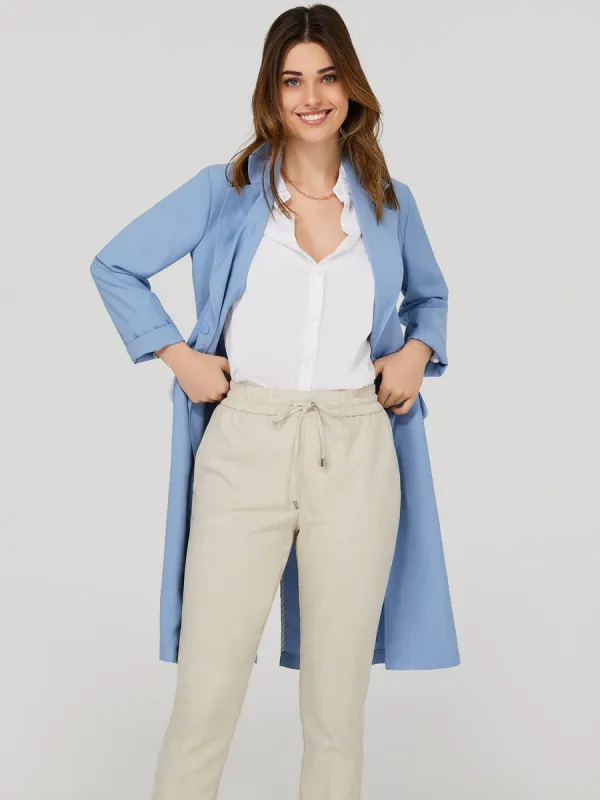 Flap Pocket Relaxed Car Coat sold by Suzy Shier