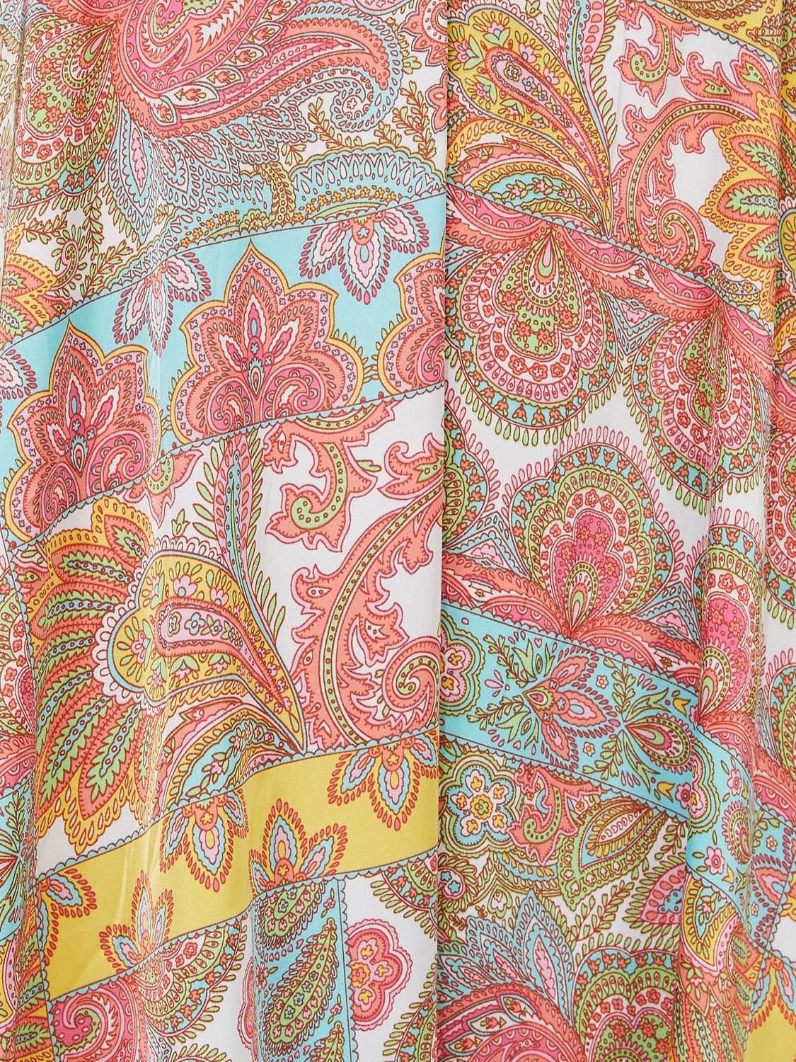Paisley Print Satin V-Neck Maxi Dress sold by Suzy Shier product image thumbnail 7