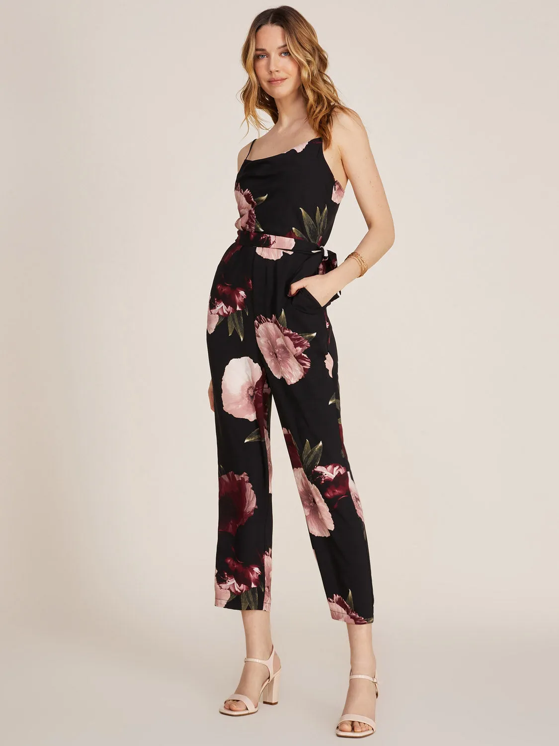 Printed Straight Leg Jumpsuit sold by Suzy Shier product image thumbnail 2