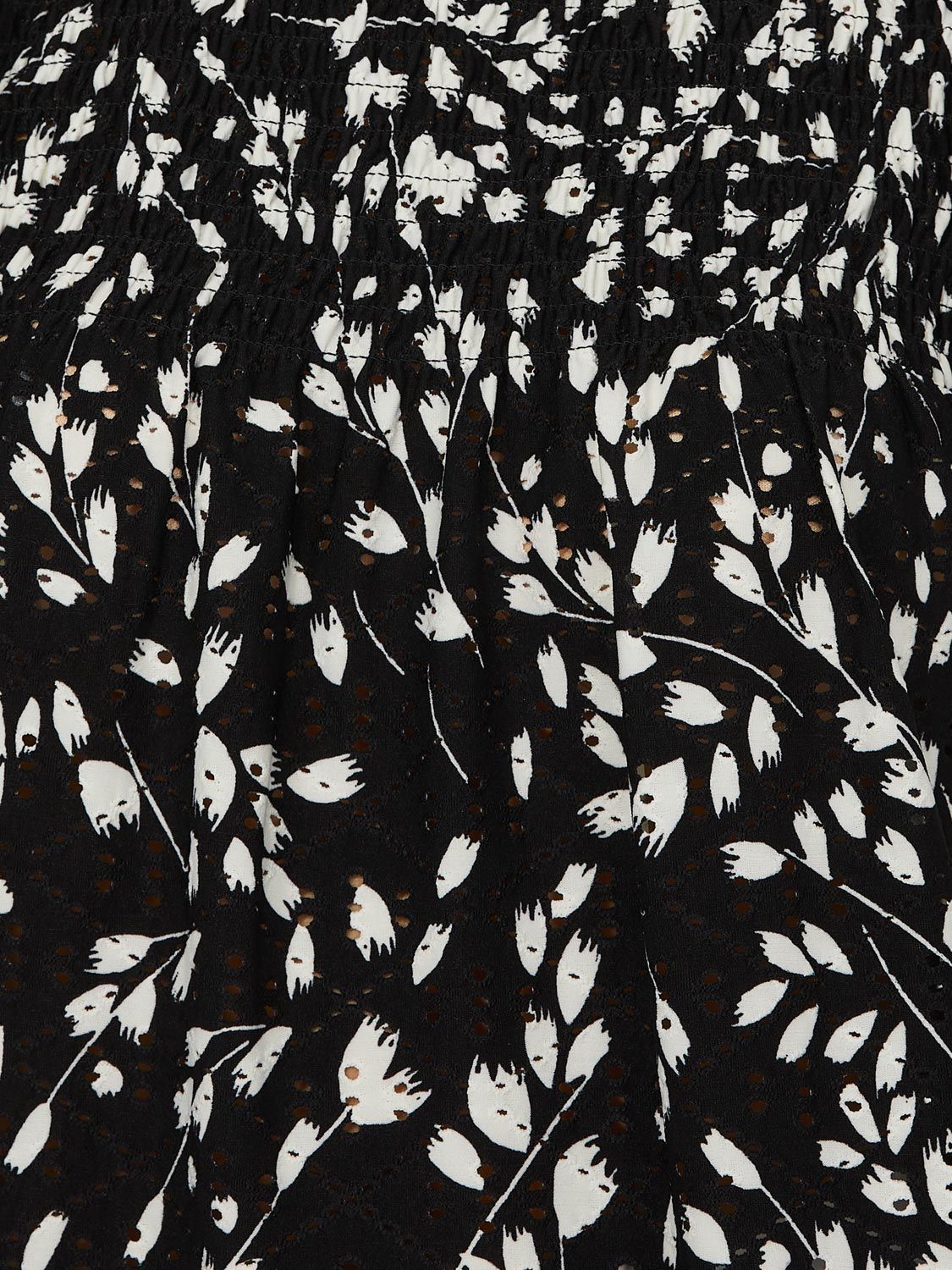 Printed Eyelet Mock Neck Top sold by Suzy Shier product image thumbnail 6