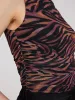 Sleeveless Zebra Print Mock Neck Top sold by Suzy Shier