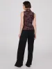Sleeveless Zebra Print Mock Neck Top sold by Suzy Shier