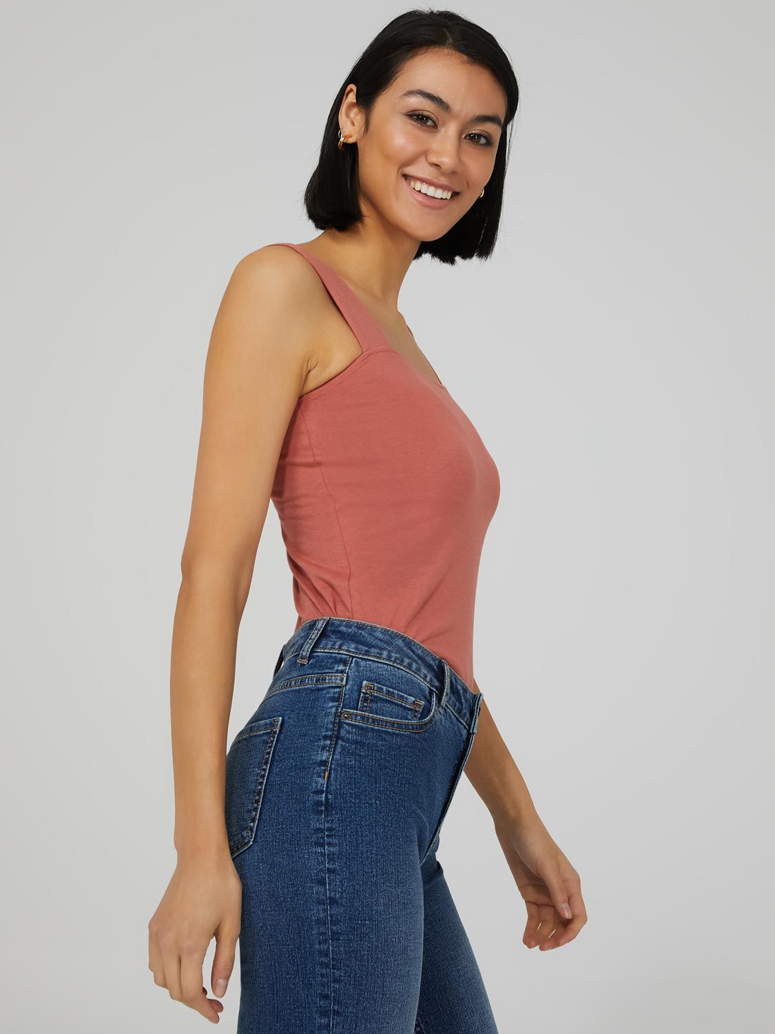 Thick Strap Tank Top sold by Suzy Shier product image thumbnail 3